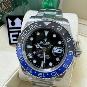 Rolex GMT-Master II 116710 BLNR – Black/Blue Ceramic – 904L Stainless Steel