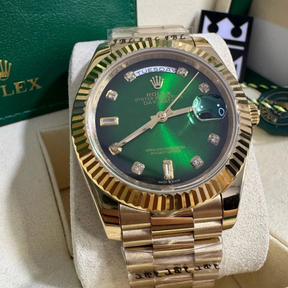 Rolex Day-Date 36 Yellow Gold – Green Dial