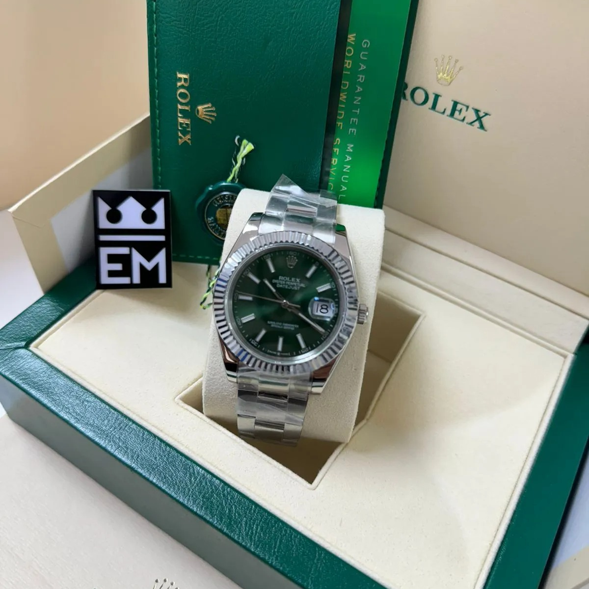 Rolex Datejust 41 – Green Dial