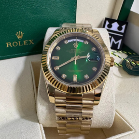 Rolex Day-Date 36 Yellow Gold – Green Dial