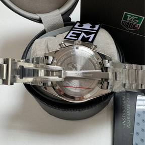TAG Heuer Carrera Chronograph – Black | Stainless Steel Bracelet