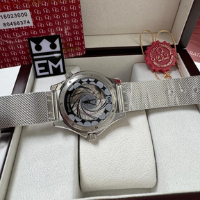Omega Seamaster “Diver 300M” Black/Mesh Bracelet