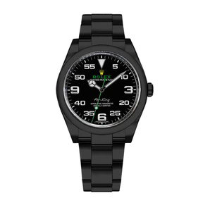 Rolex Air-King – Black Dial – Black Coated