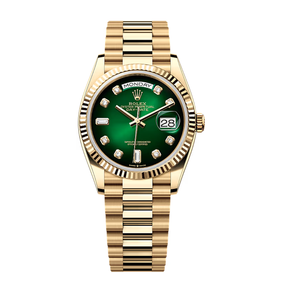 Rolex Day-Date 36 Yellow Gold – Green Dial
